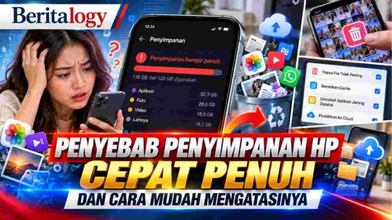 Penyebab Penyimpanan HP Cepat Penuh dan Cara Mudah Mengatasinya