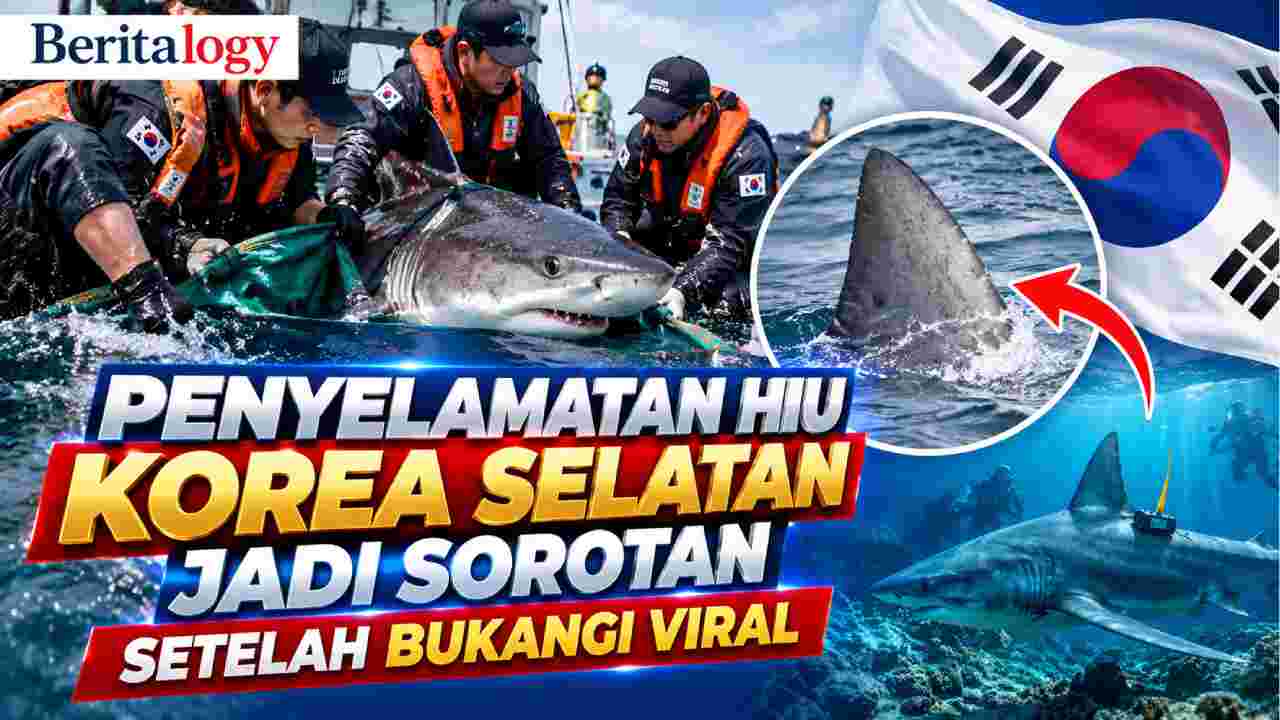 Penyelamatan Hiu Korea Selatan Jadi Sorotan Setelah Bukangi Viral