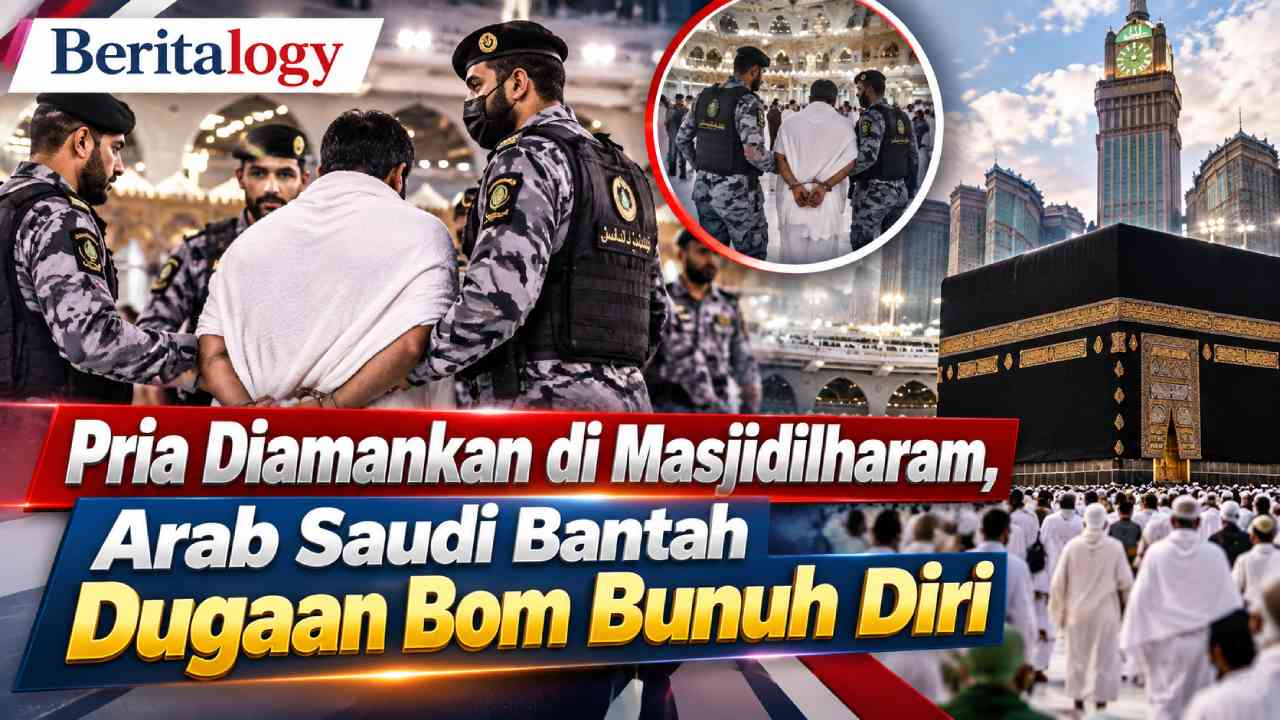 Pria Diamankan di Masjidilharam, Arab Saudi Bantah Dugaan Bom Bunuh Diri