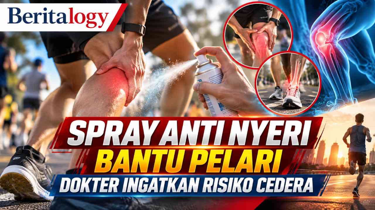 Spray Anti Nyeri Bantu Pelari, Dokter Ingatkan Risiko Cedera